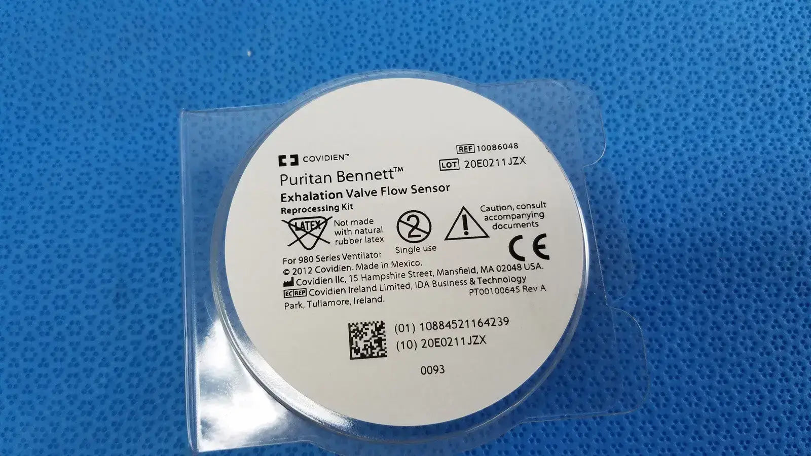 Covidien Puritan Bennett Exhalation Valve Flow Sensor - 10086048 - Ventilator