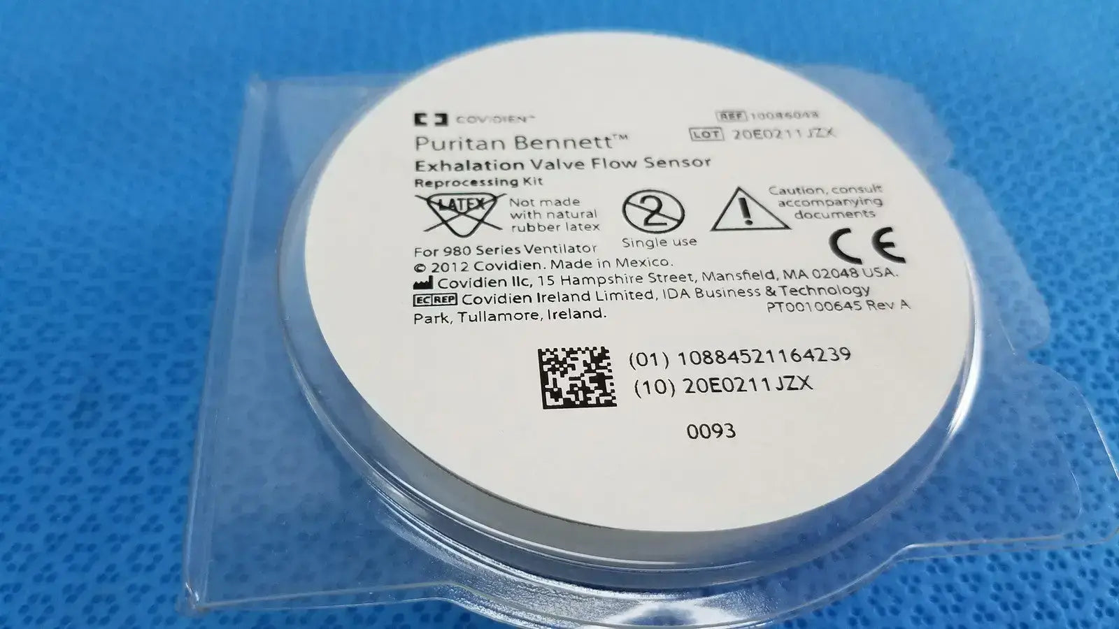 Covidien Puritan Bennett Exhalation Valve Flow Sensor - 10086048 - Ventilator