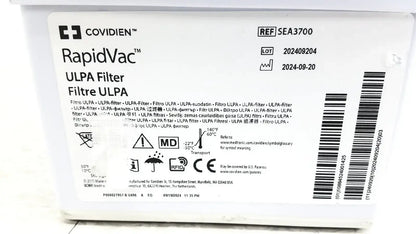 Covidien RapidVac ULPA Filter Ref SEA3700 - Smoke Evacuator