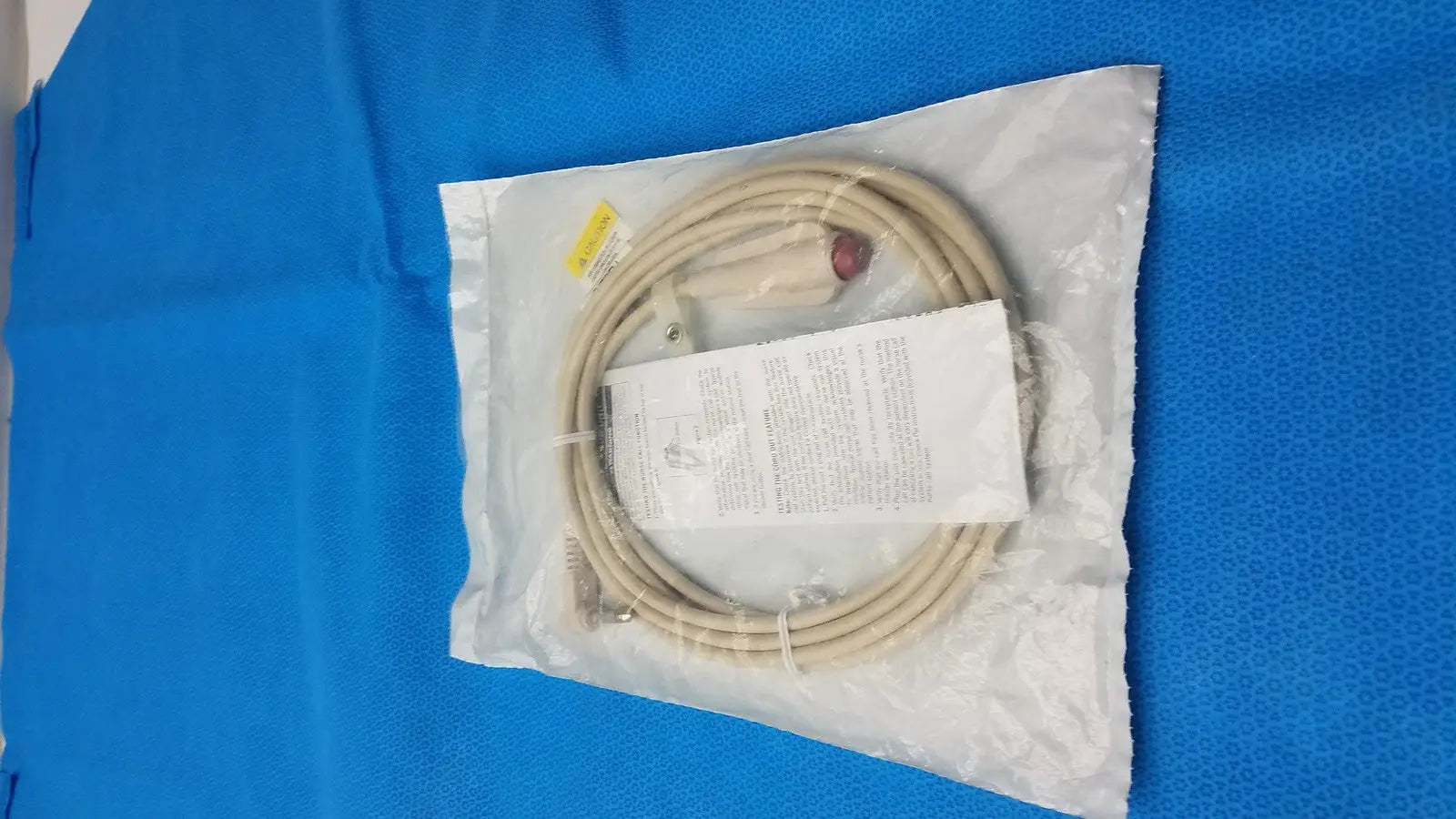Crest Healthcare 7700B-12 Call Cord – 1/4’’ Plug 12ft Beige Single Patient - Nurse