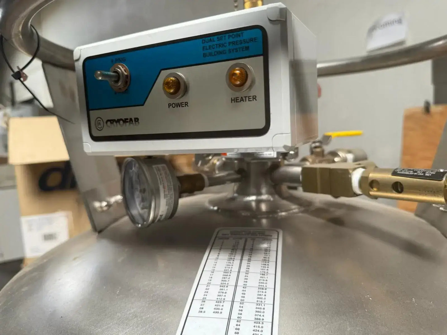Cryofab Helium UN 1963 Non Magnetic Refrigerated Liquid - Medical Gas