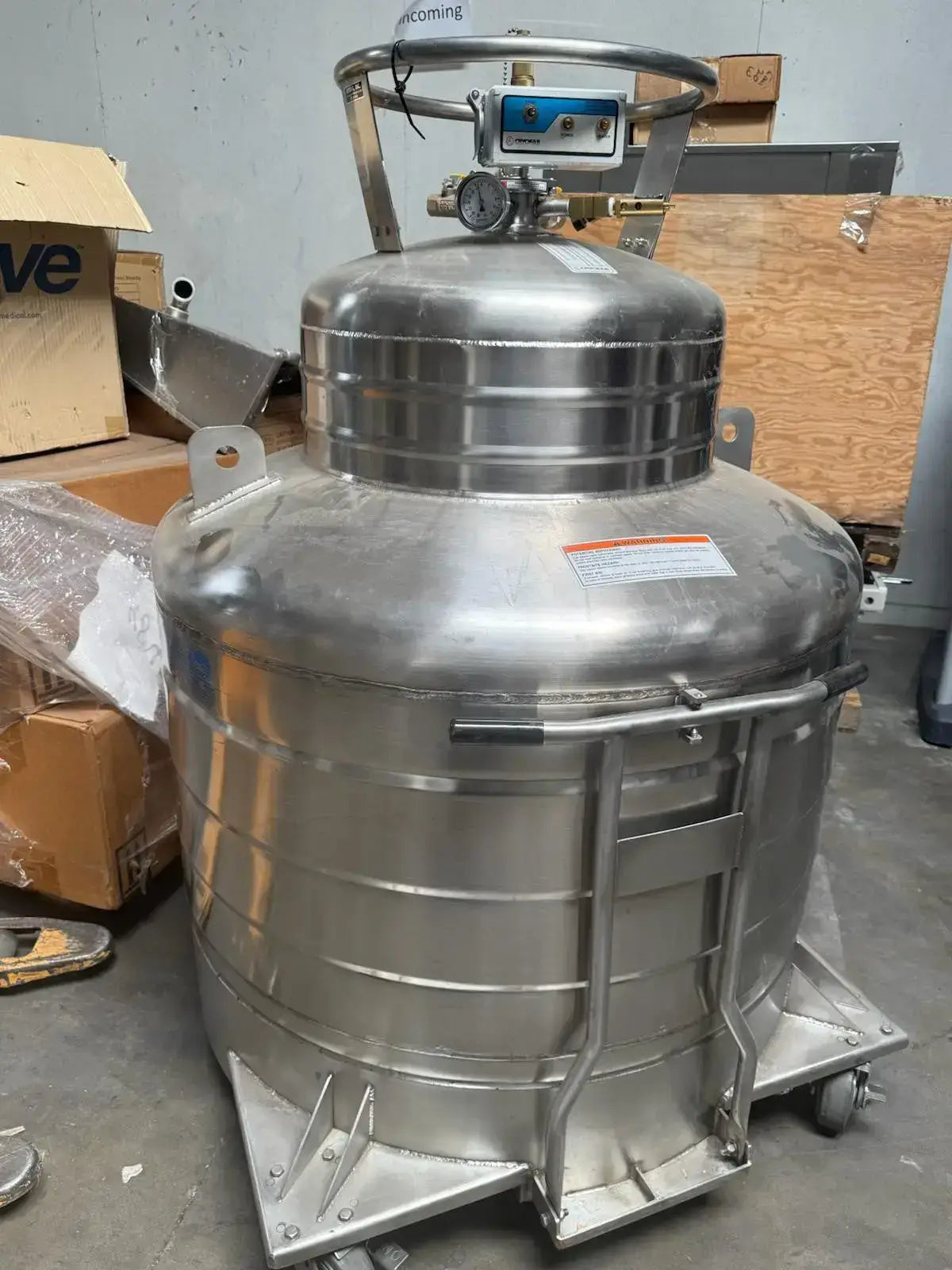 Cryofab Helium UN 1963 Non Magnetic Refrigerated Liquid - Medical Gas
