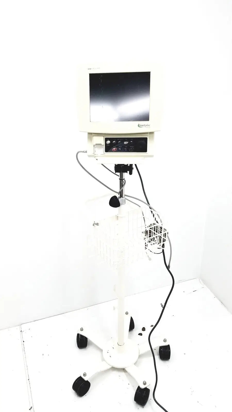 CSI CRITICARE 8100 Series Poet Plus Vital Signs Patient Monitor w/ Cart, Stand