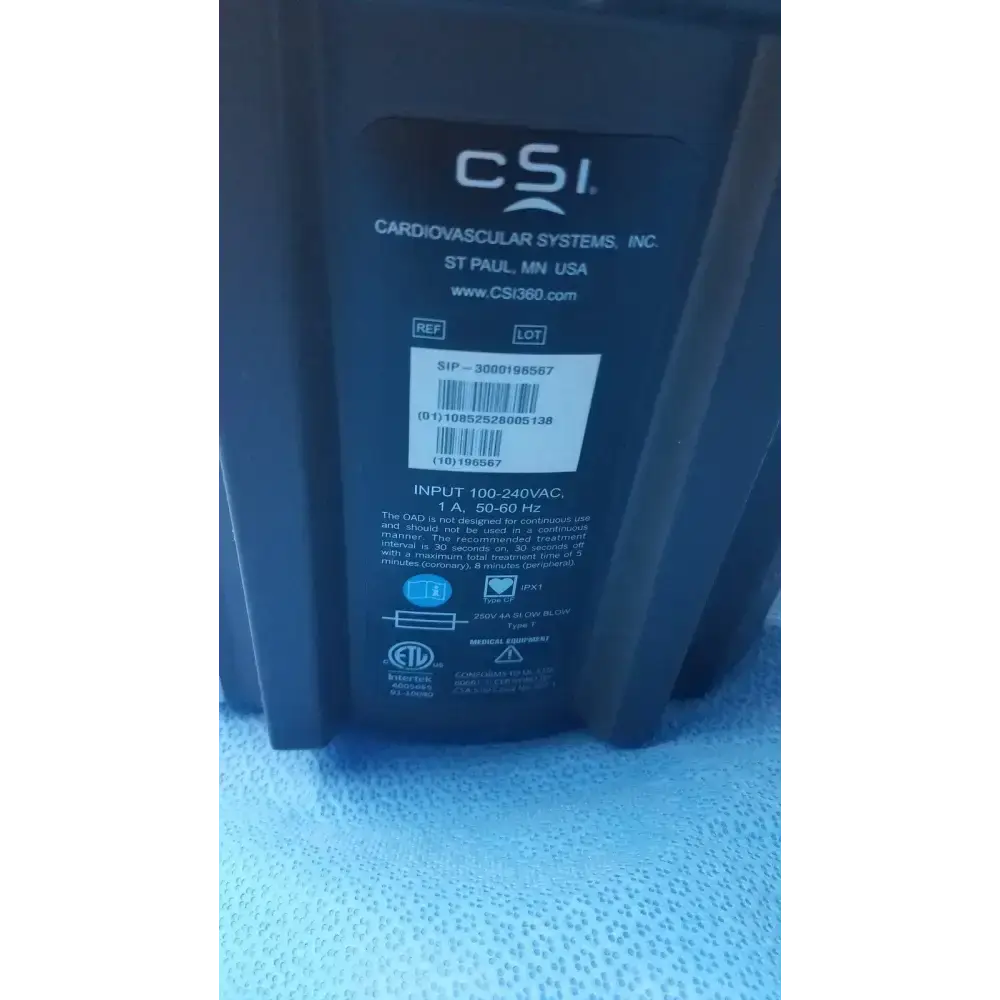 CSI Saline Infusion Pump with Sensor – Untested