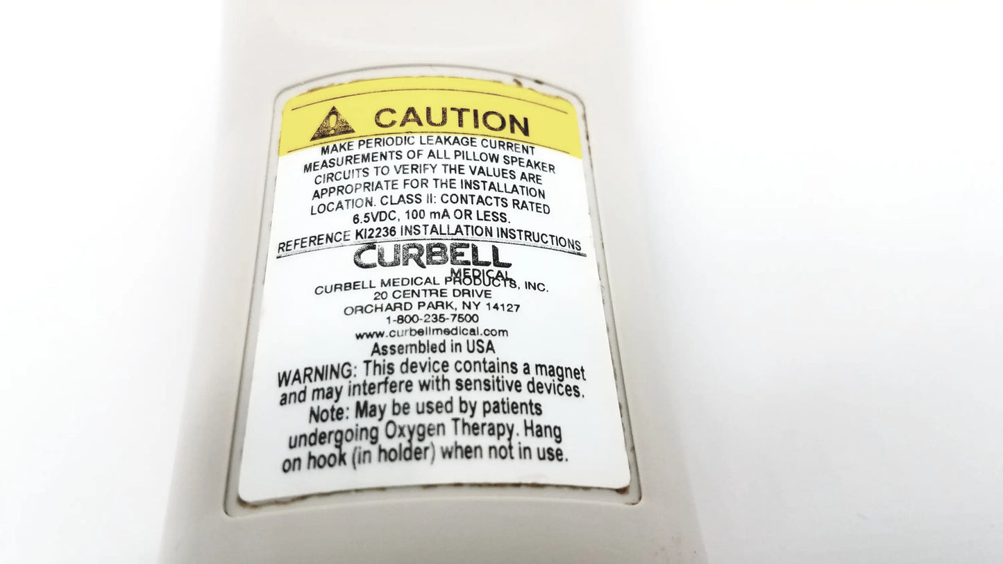 Curbell Getwell Network Nurse Call Remote P/N 5I412U-101021A