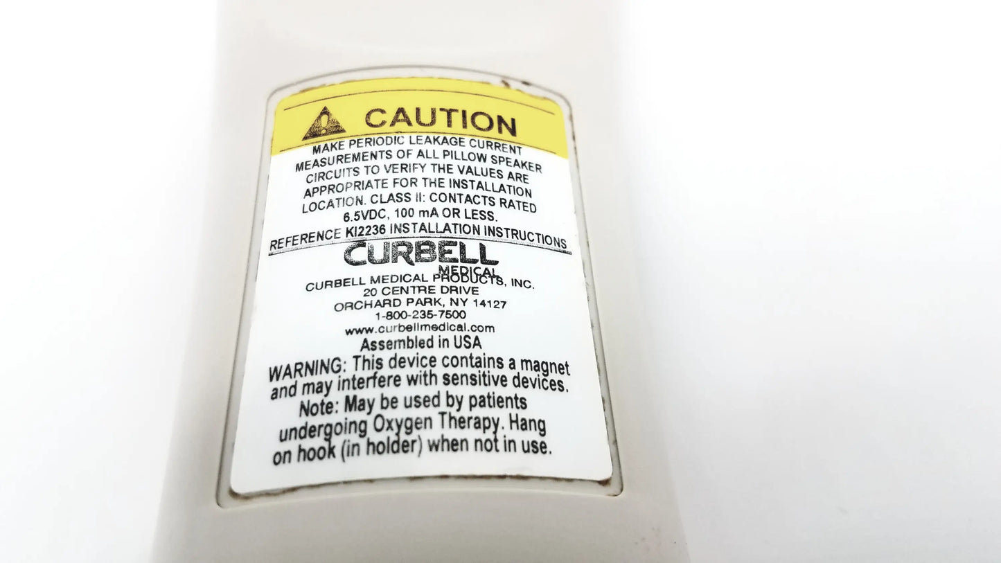 Curbell Getwell Network Nurse Call Remote P/N 5I412U-101021A