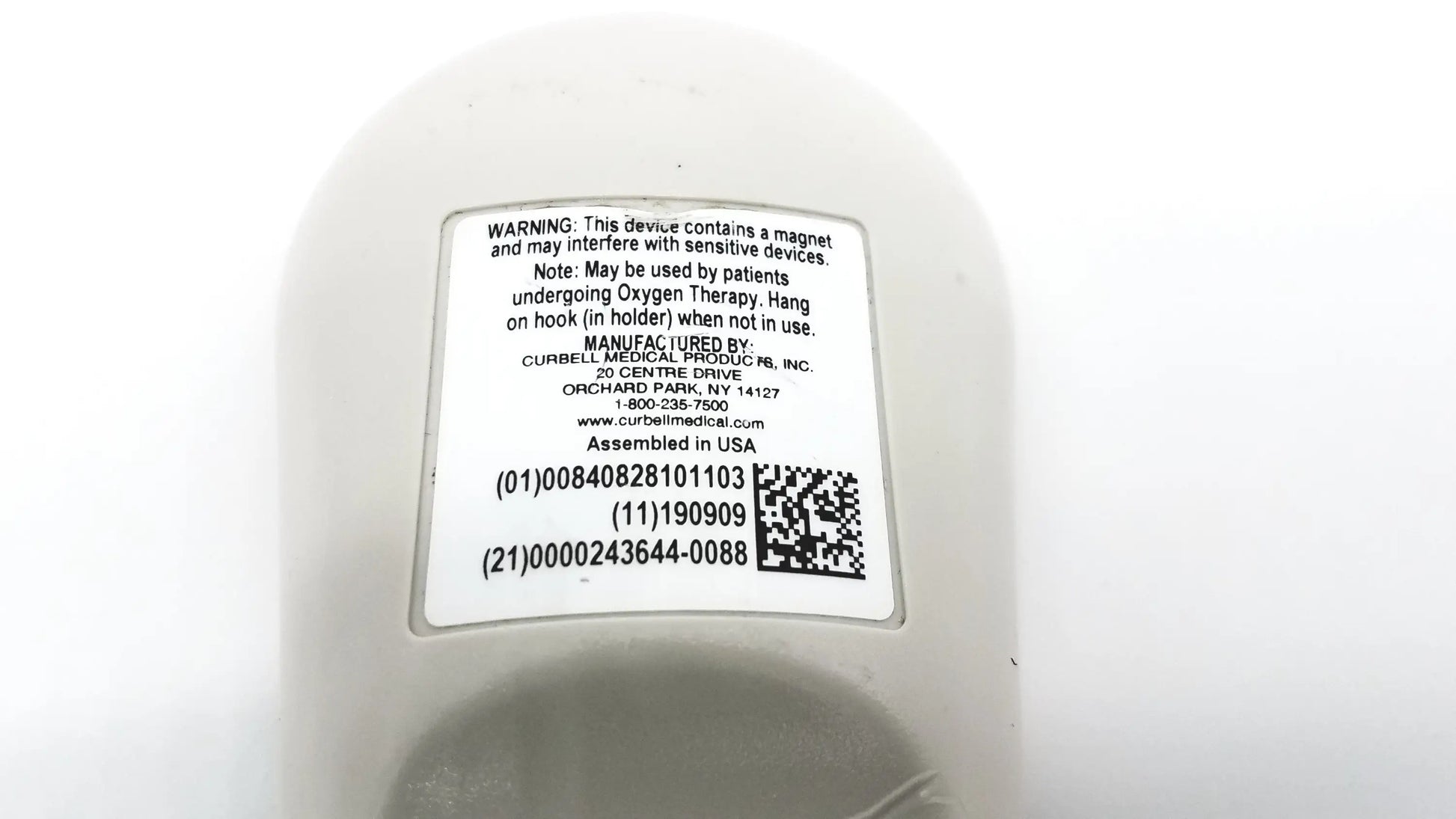 Curbell Rauland 350200 Pillow Speaker Nurse Call Remote