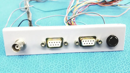 D-Sub 9-Pin Serial Breakout Board with BNC Connector Wire Harness Cable - Assembly
