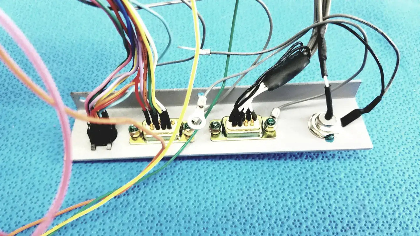 D-Sub 9-Pin Serial Breakout Board with BNC Connector Wire Harness Cable - Assembly