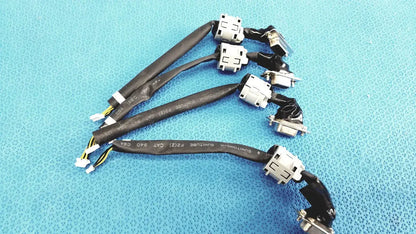 D-Sub 9-Pin Serial to 4-Pin Wire Harness Cable - Lot of 4