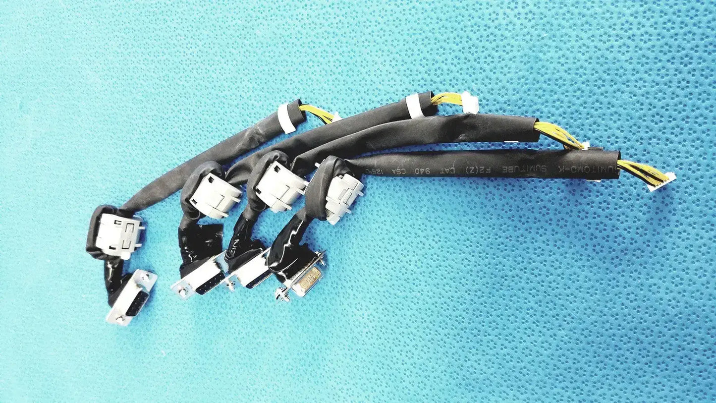 D-Sub 9-Pin Serial to 4-Pin Wire Harness Cable - Lot of 4
