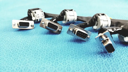 D-Sub 9-Pin Serial to 4-Pin Wire Harness Cable - Lot of 4