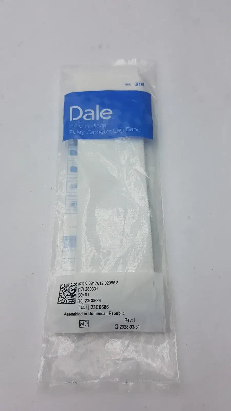 Dale Hold n Place Leg Band Ref 316 - Tube Securement