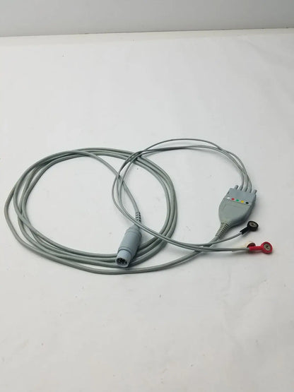 Datascope 0012-00-1261-02 and 0012-00-1255-01 5-Lead ECG Trunk Cable & Leadwires
