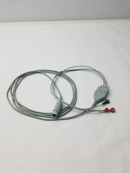 Datascope 0012-00-1261-02 and 0012-00-1255-01 5-Lead ECG Trunk Cable & Leadwires