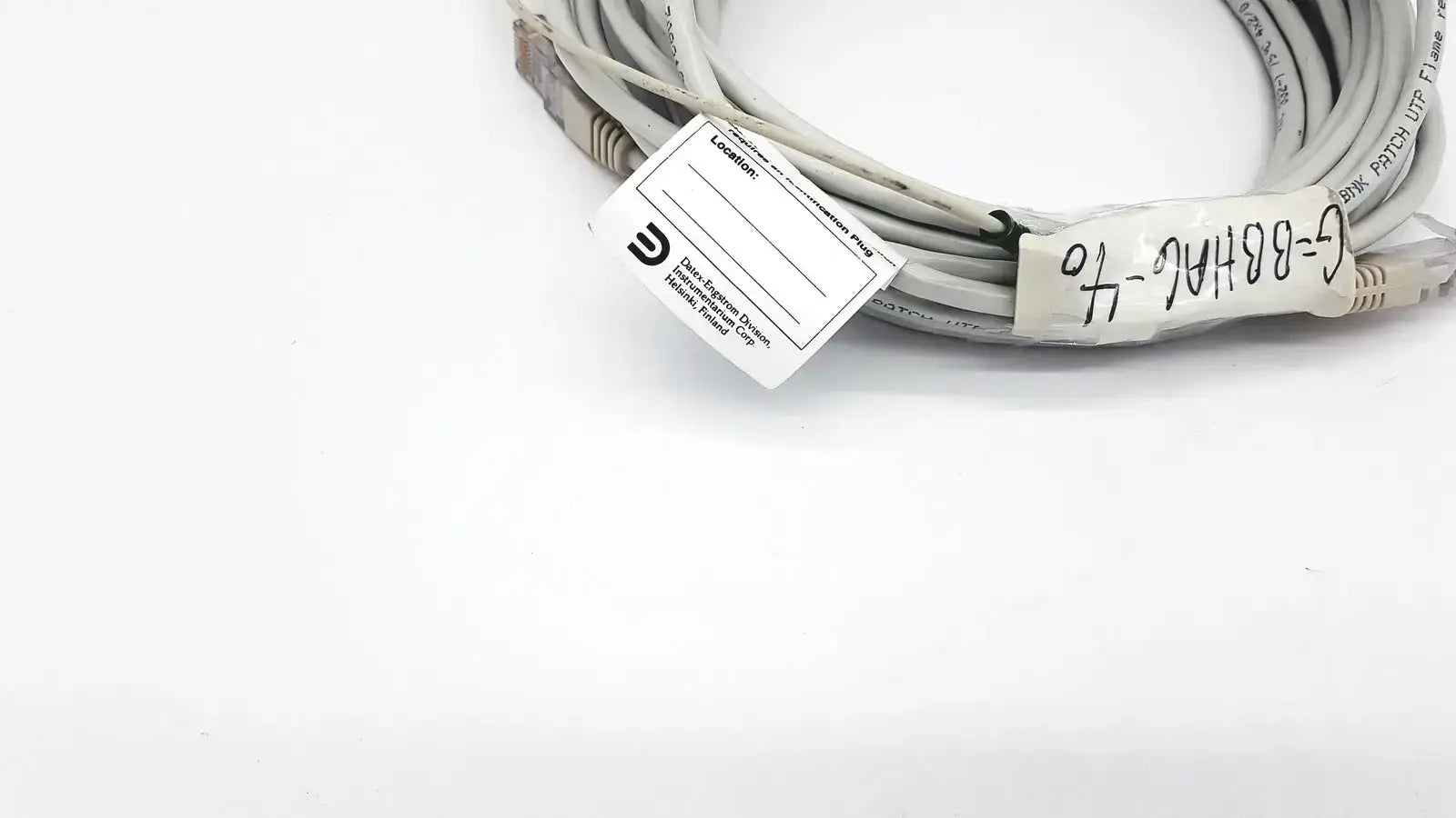 Datex-Extension Mon/AIC Network Cable 6m/20ft Length - Order Code 885271 - Medical Equipment