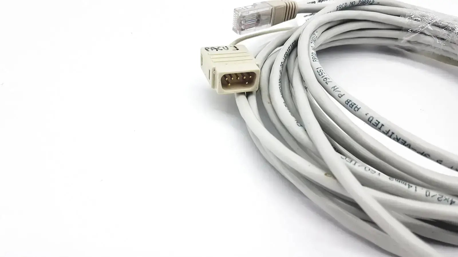Datex-Extension Mon/AIC Network Cable 6m/20ft Length - Order Code 885271 - Medical Equipment