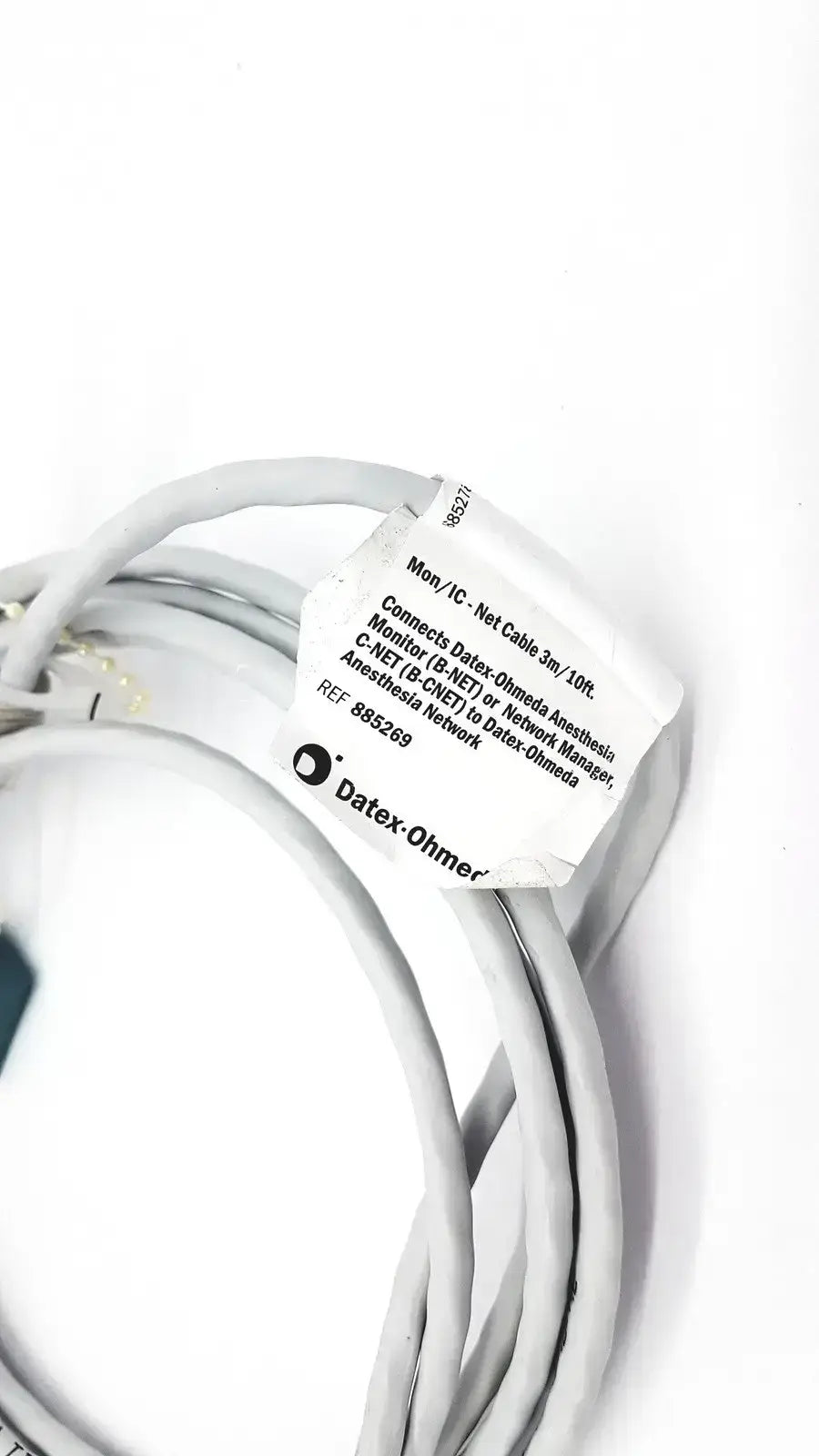 Datex Ohmeda 885269 MON/IC - Network Cable 3M/10ft Length