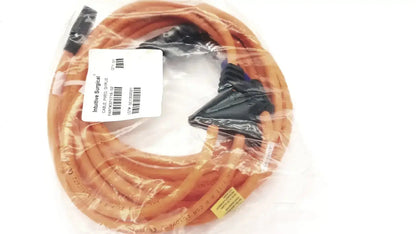 Orange medical tubing with black connectors packaged in clear plastic wrap for davinci intuitive surgical cable model 371718-02