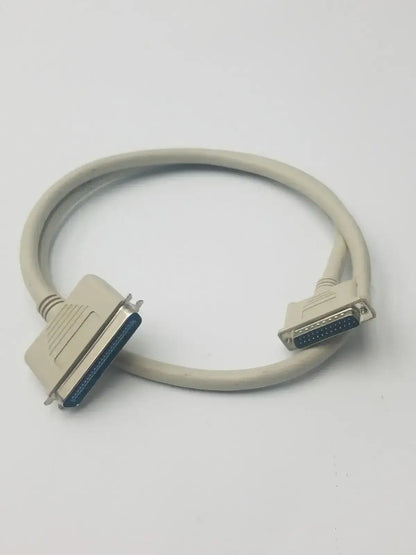 DB25 Male to 50-Pin Centronics SCSI Cable Parallel LVD Adapter
