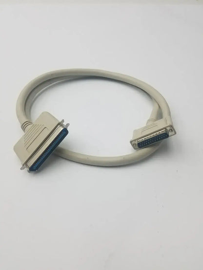 DB25 Male to 50-Pin Centronics SCSI Cable Parallel LVD Adapter