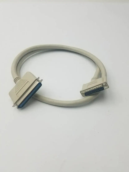DB25 Male to 50-Pin Centronics SCSI Cable Parallel LVD Adapter