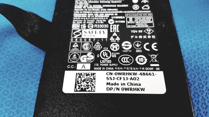 Dell 130W DA130PE1-00 AC Power Adapter CN-0WRHKW-48661-55J-CF1J-AO2