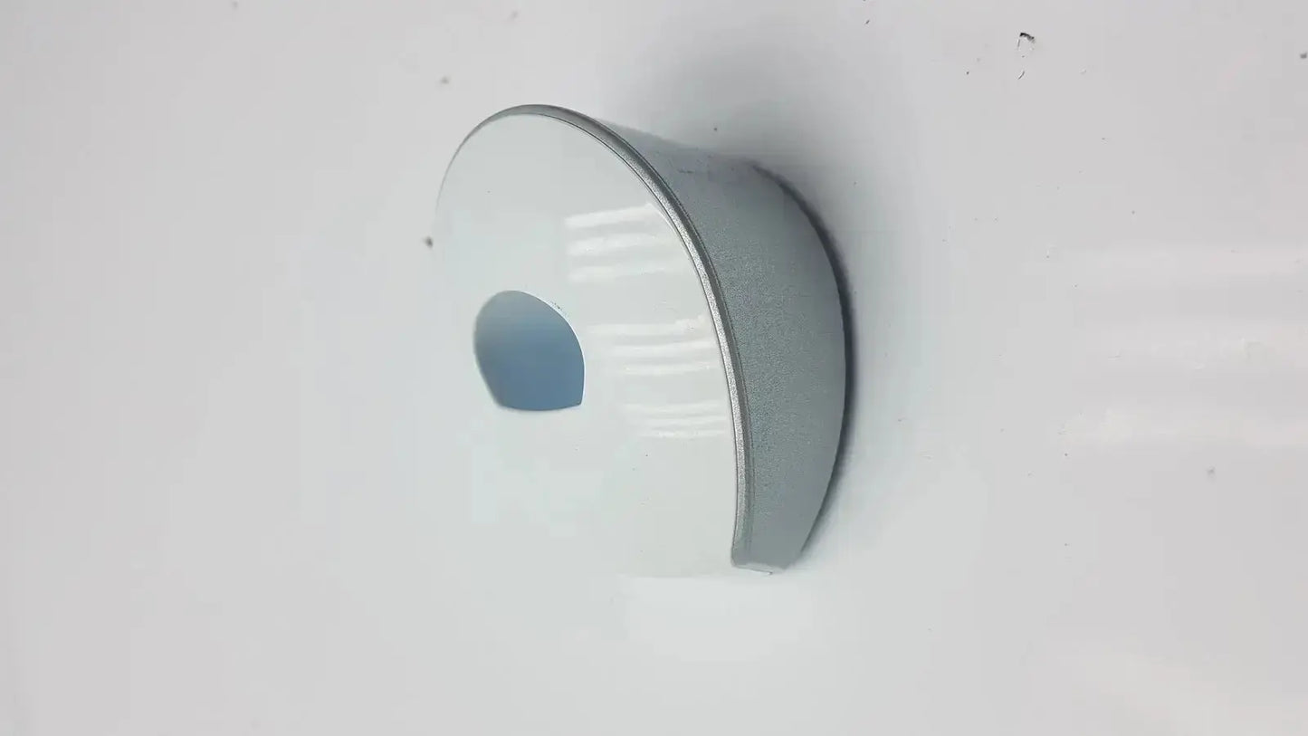 A sleek circular white and gray glossy wall-mounted dentsply sirona smartlite focus curing light charger base only