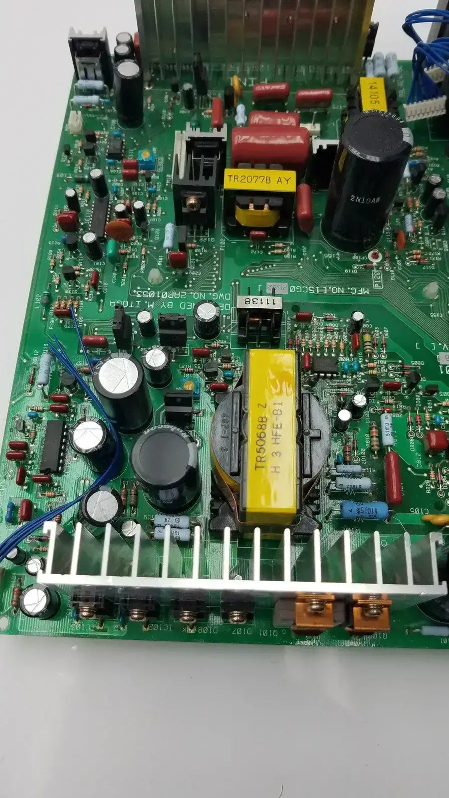 Designed by M IT0GA DWG No 2AP01053 Control Board