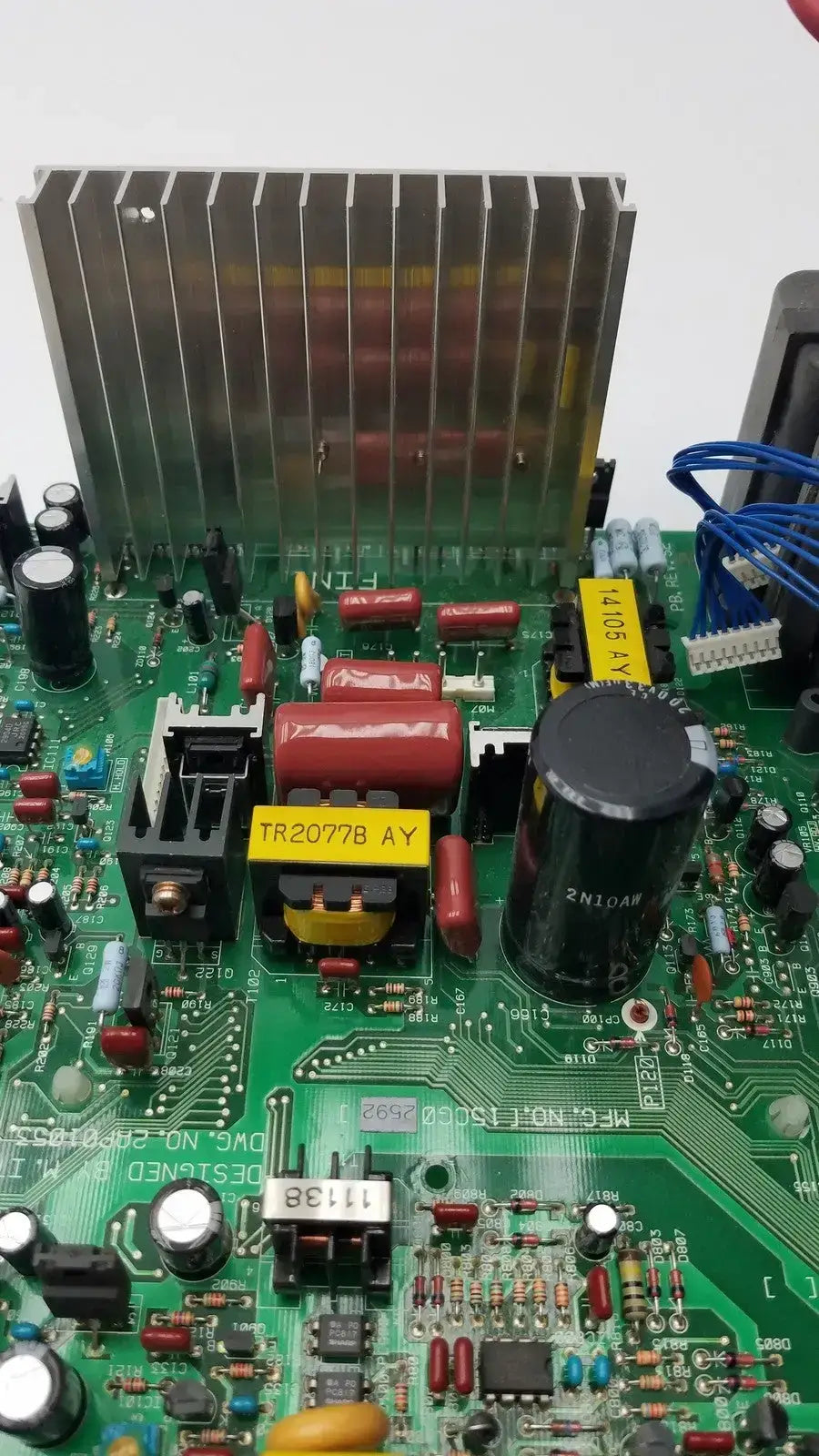 Designed by M IT0GA DWG No 2AP01053 Control Board