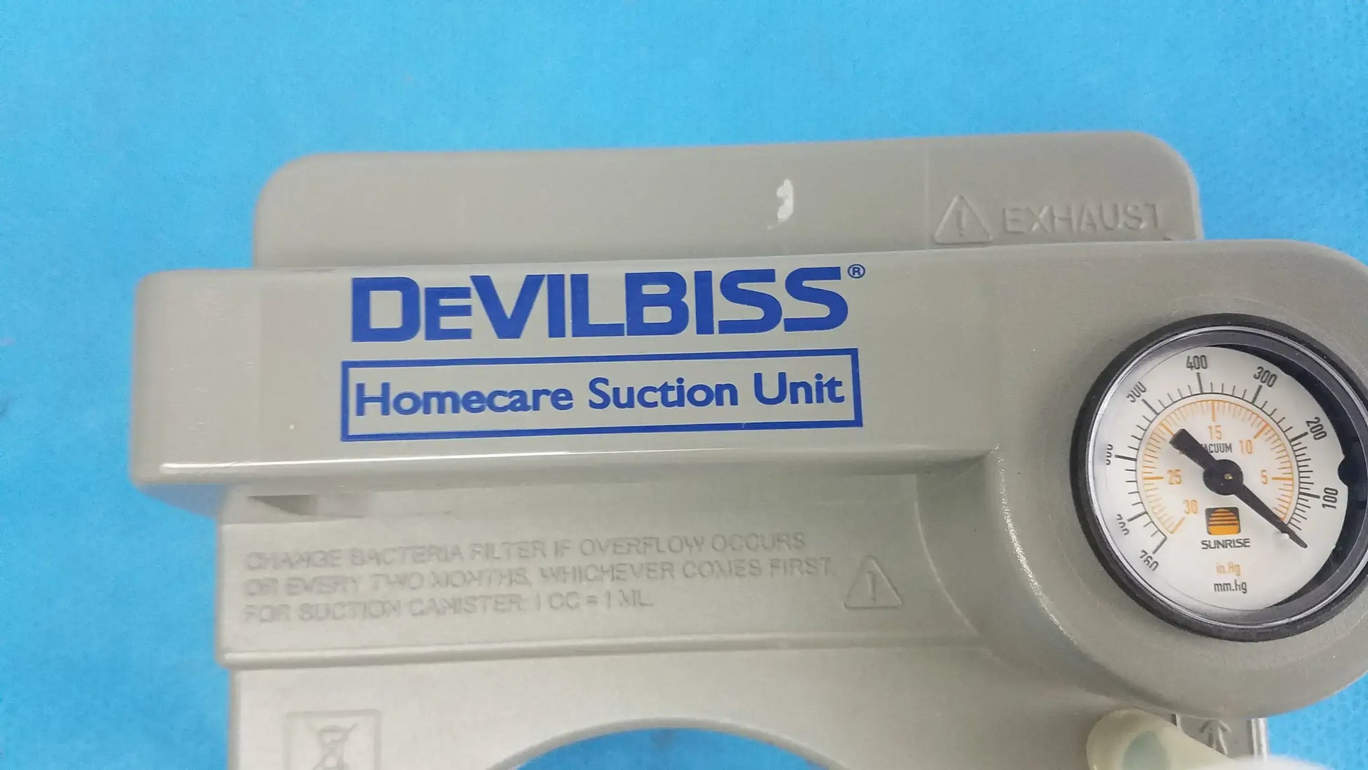 Devilbiss 7305P-D Home Care Vacu-Aide Suction Unit With Power Supply and Bag