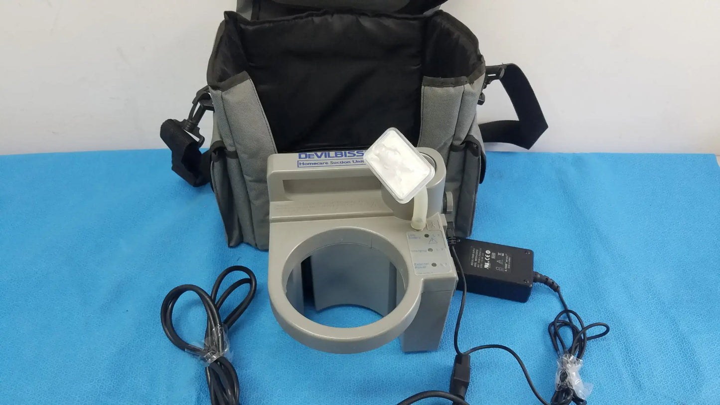 Devilbiss 7305P-D Home Care Vacu-Aide Suction Unit With Power Supply and Bag