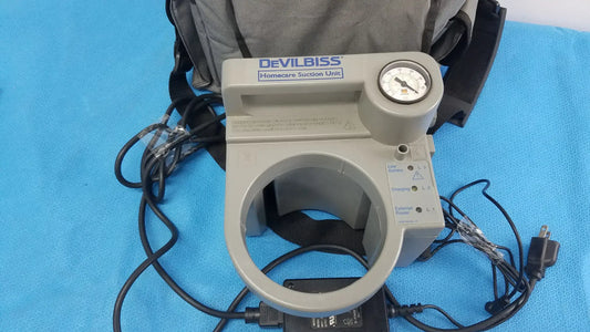 DeVilbiss 7305P-D Homecare Vacu-Aide Suction Unit With Power Supply and Bag