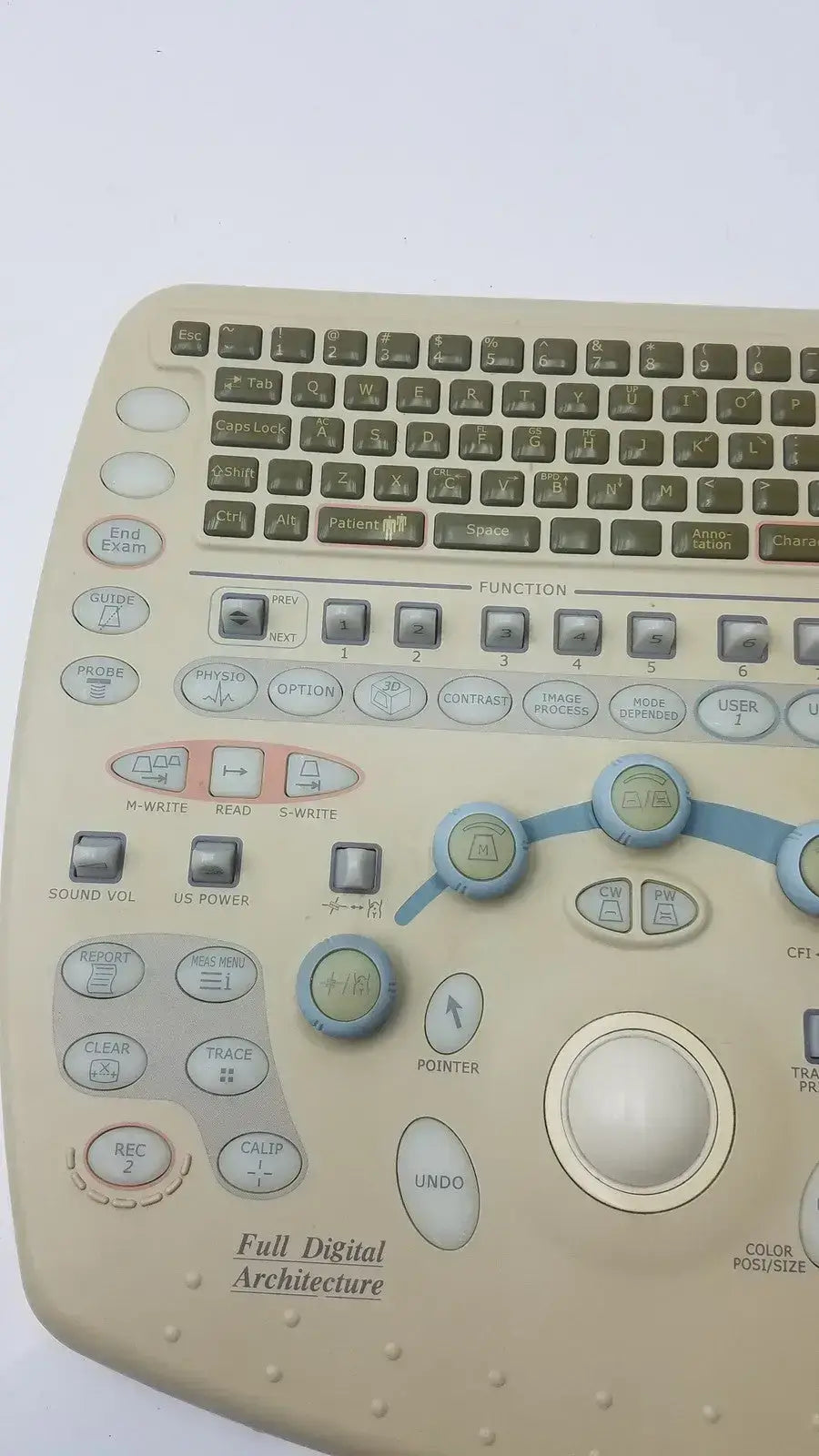 Diagnostic Ultrasound System Keyboard P/N: KB319385-B1