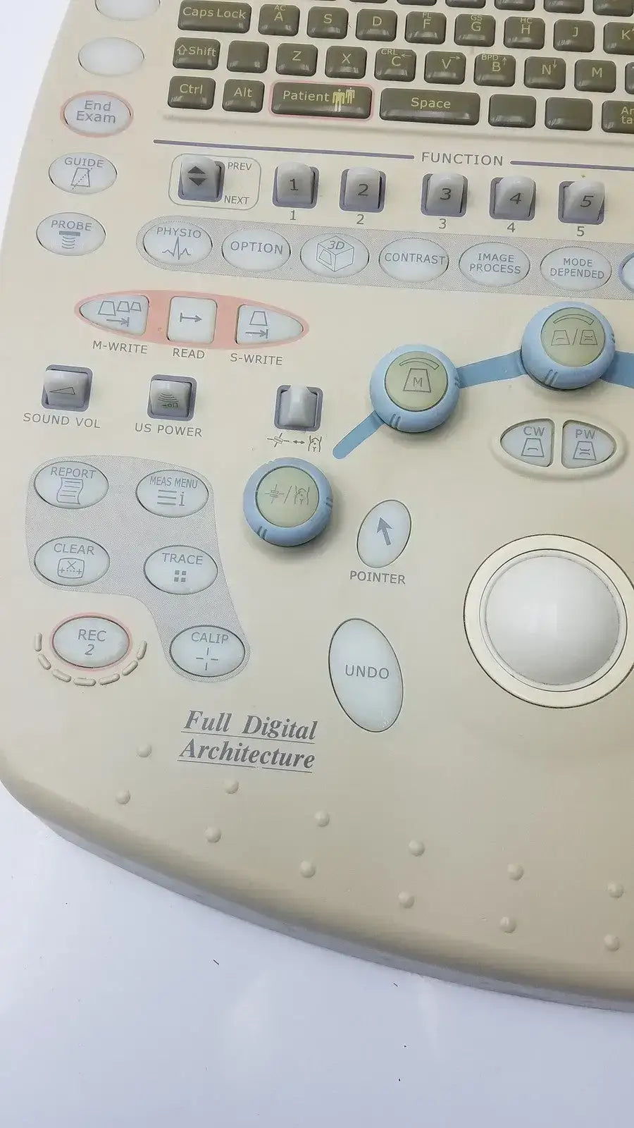 Diagnostic Ultrasound System Keyboard P/N: KB319385-B1