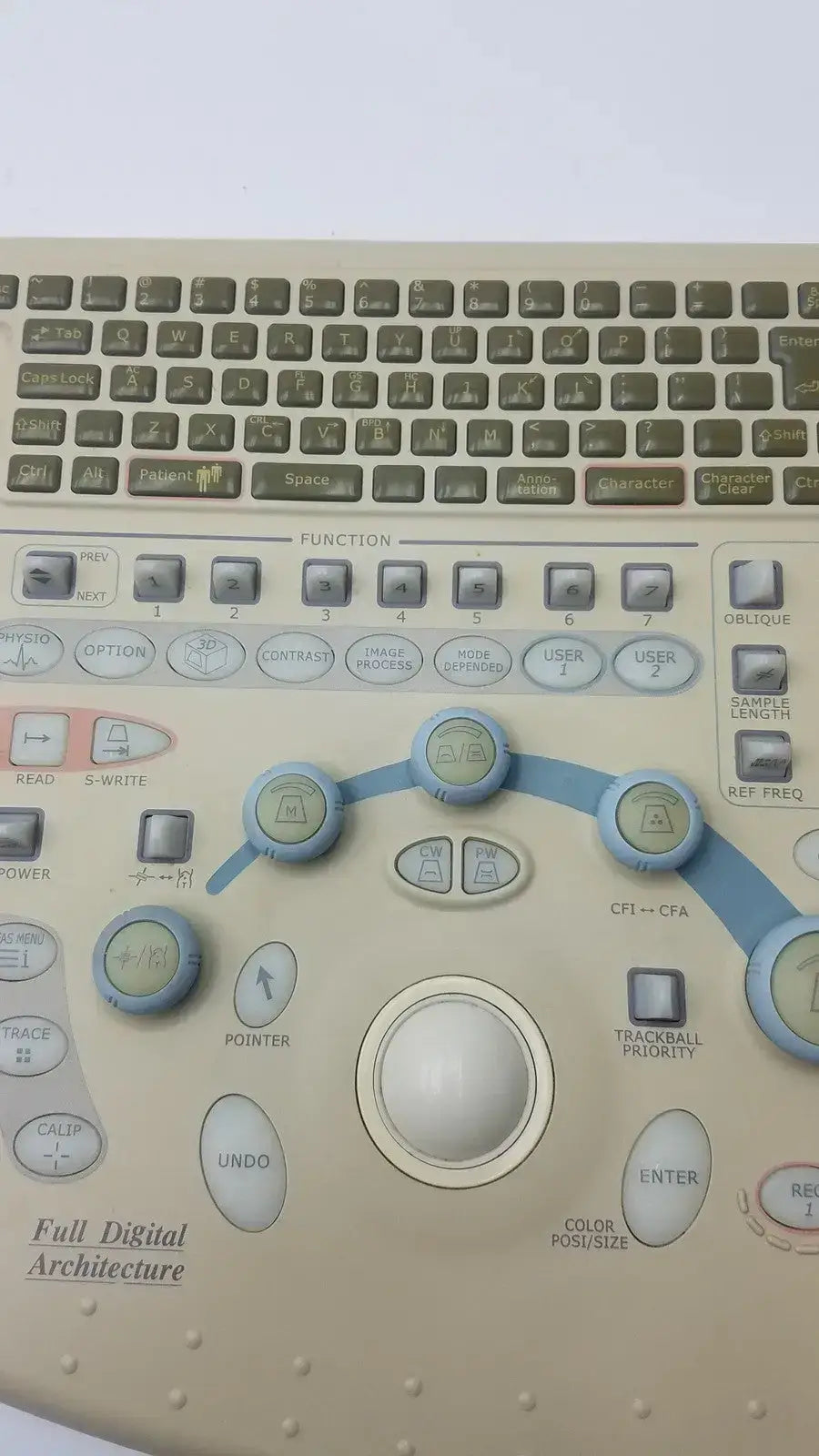 Diagnostic Ultrasound System Keyboard P/N: KB319385-B1