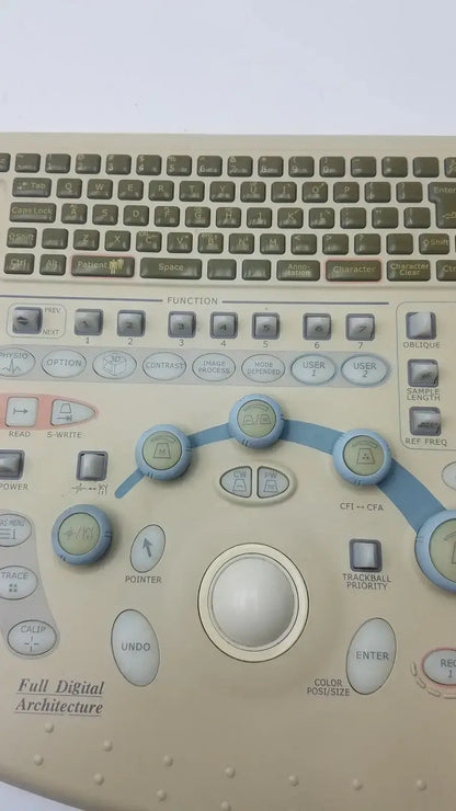 Diagnostic Ultrasound System Keyboard P/N: KB319385-B1