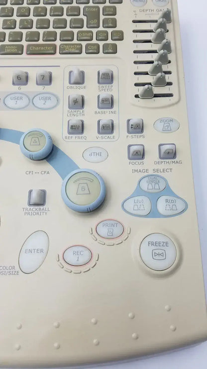 Diagnostic Ultrasound System Keyboard P/N: KB319385-B1