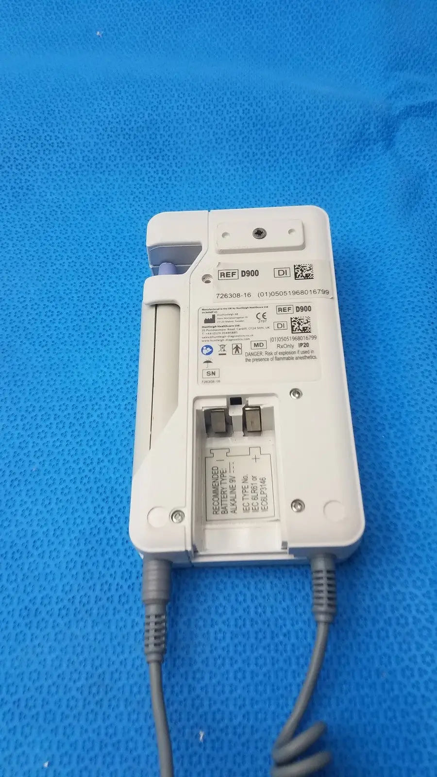 Dopplex D900 Doppler with VP4XS 4MHz Probe – Tested As Pictured - Vascular