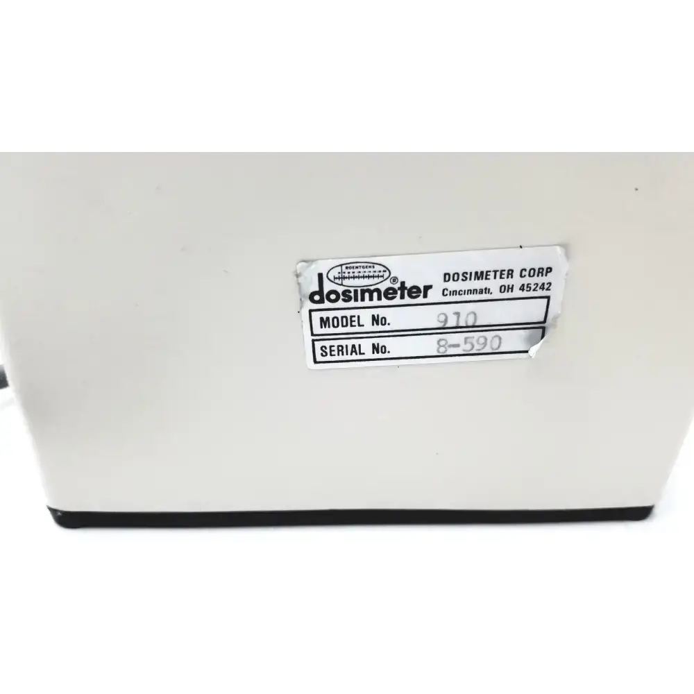 Dosimeter Corporation Model 910 Charger