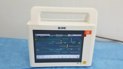 DRE EZ Waveline Portable Patient Monitor / ECG Respiration SpO2 NIBP Temperature