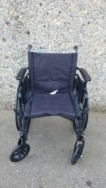 Drive Medical ELR Cruiser X4 Transport Folding Wheelchair Lightweight