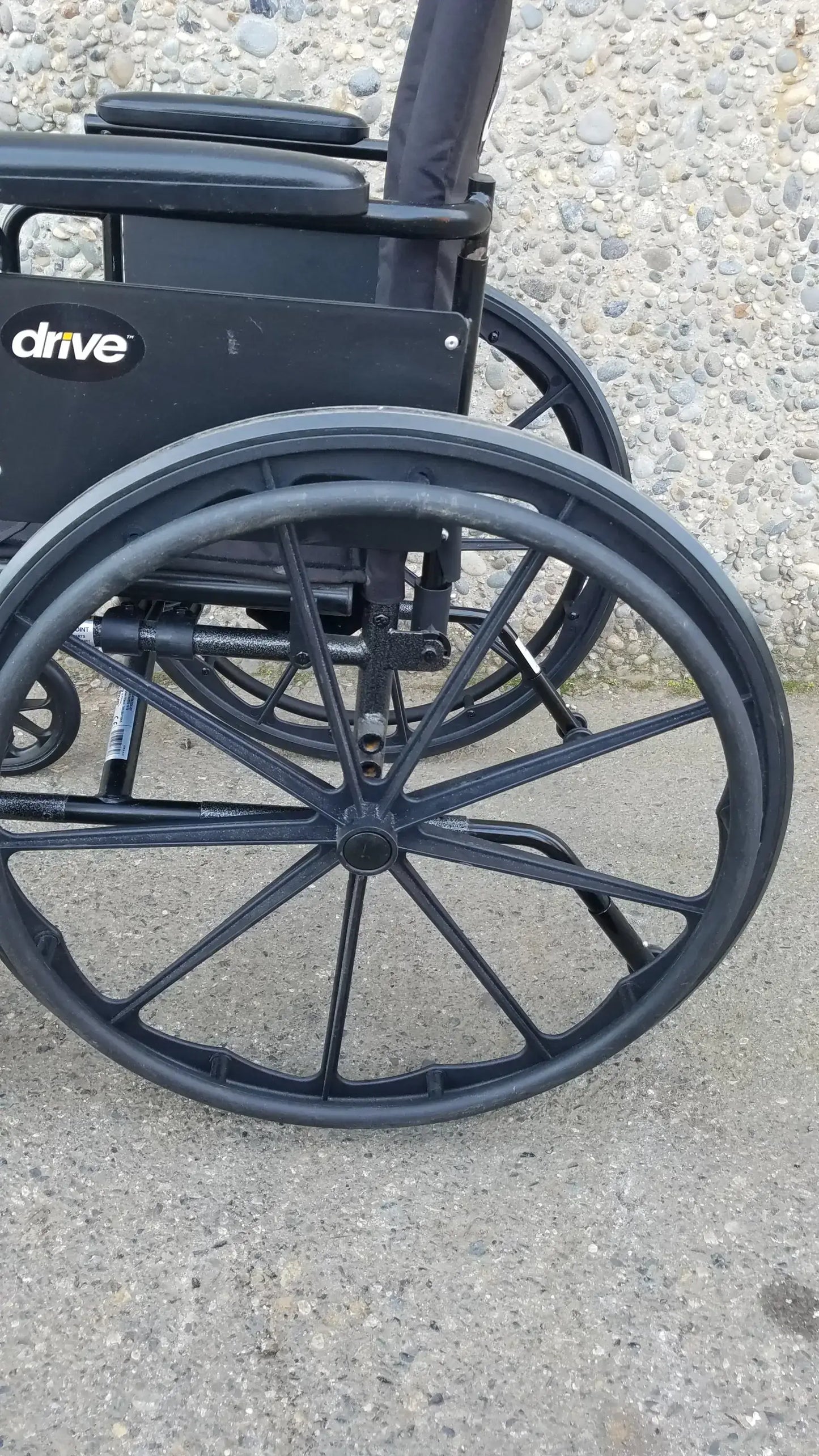 Drive Medical ELR Cruiser X4 Transport Folding Wheelchair Lightweight