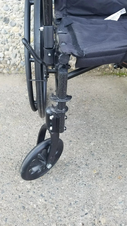 Drive Medical ELR Cruiser X4 Transport Folding Wheelchair Lightweight