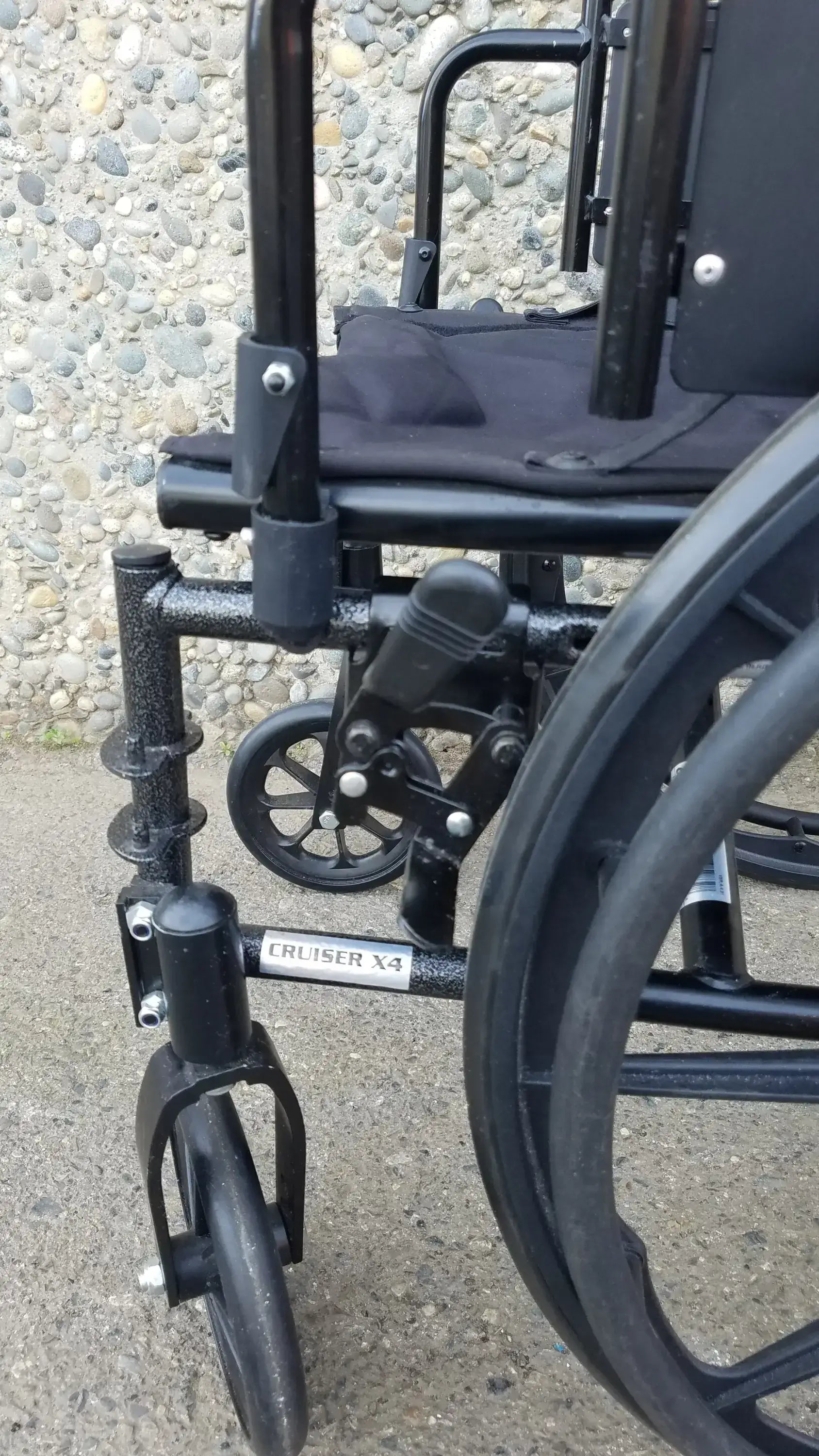 Drive Medical ELR Cruiser X4 Transport Folding Wheelchair Lightweight