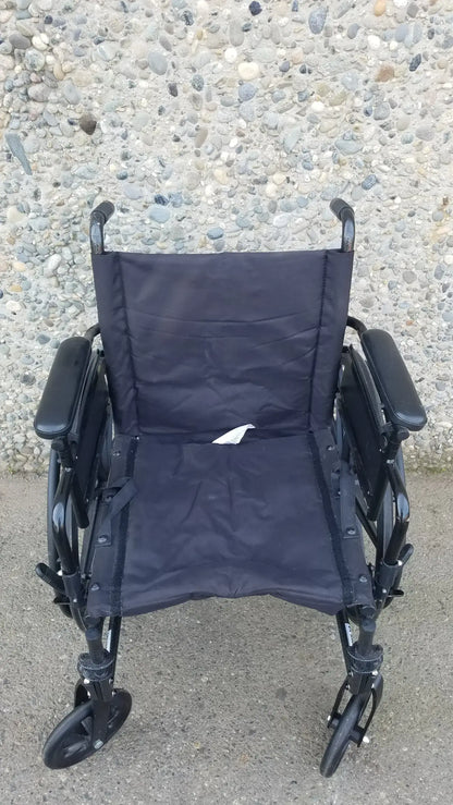Drive Medical ELR Cruiser X4 Transport Folding Wheelchair Lightweight