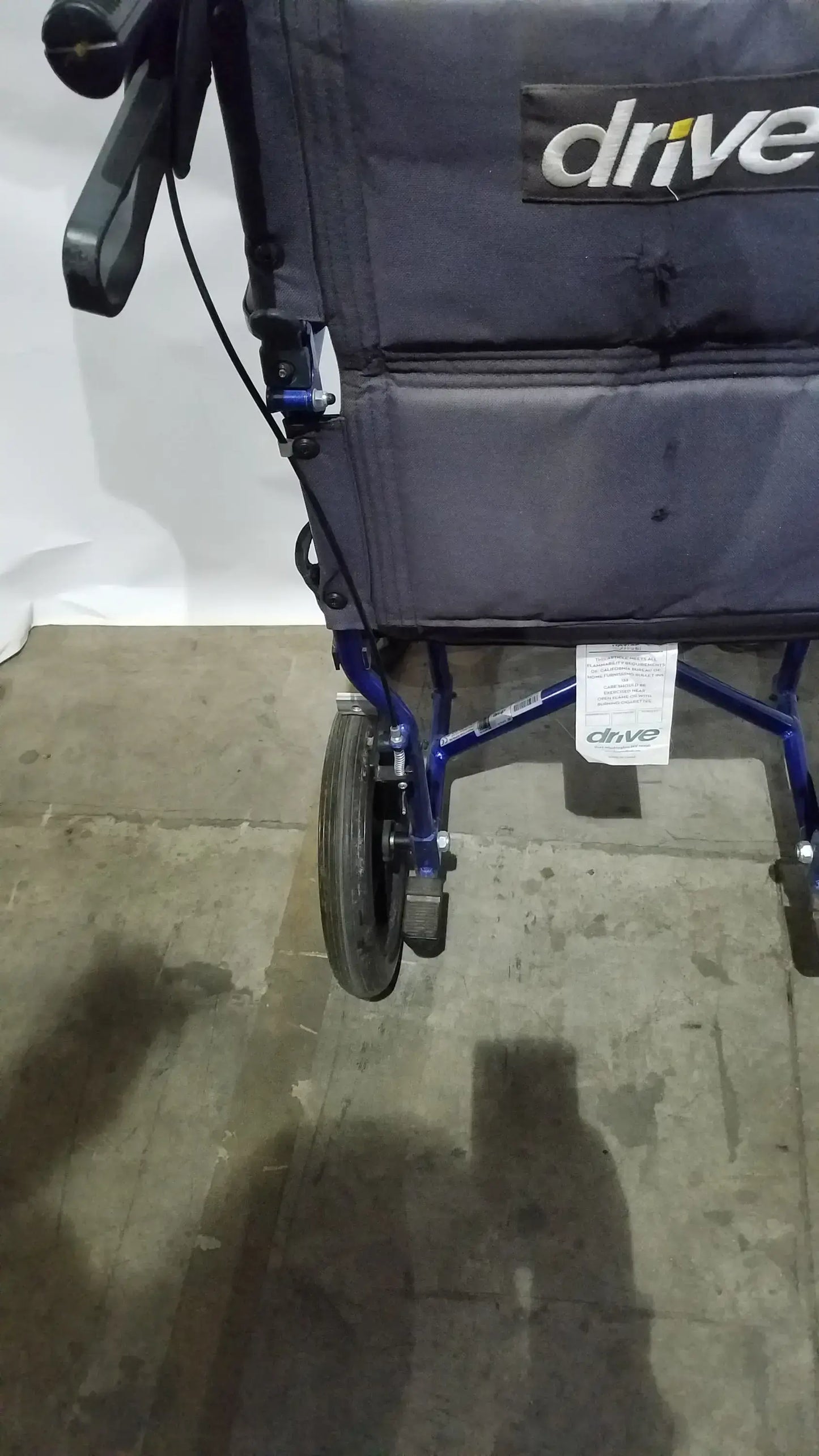 Drive Medical Expedition Folding Manual Wheelchair - Lightweight Black Comfort Seat