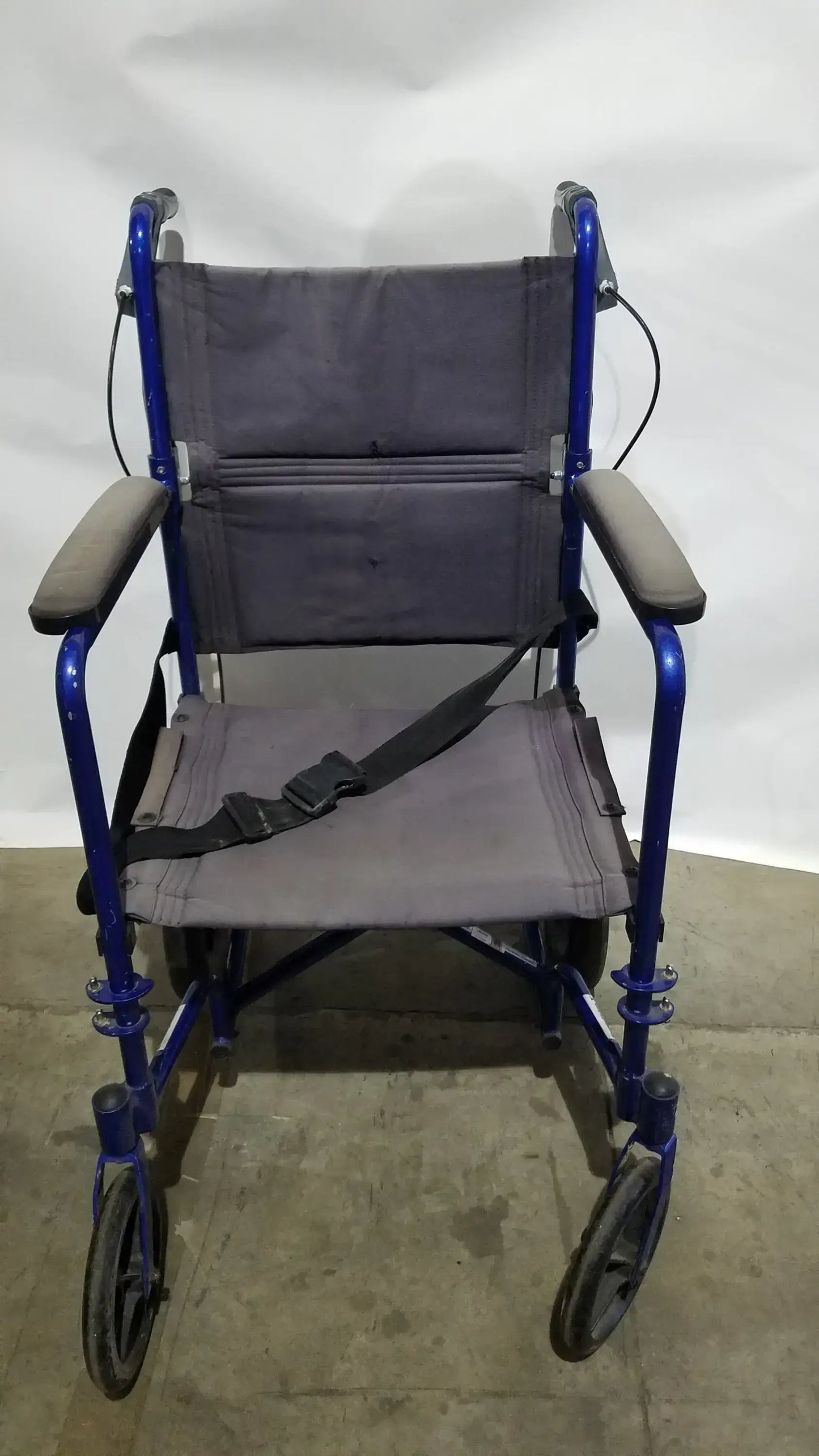 Drive Medical Expedition Folding Manual Wheelchair - Lightweight Black Comfort Seat