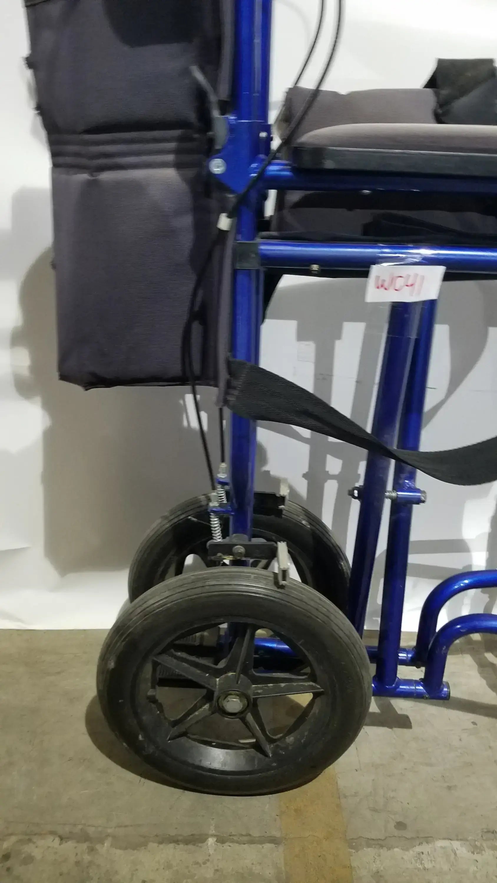 Drive Medical Expedition Folding Manual Wheelchair - Lightweight Black Comfort Seat