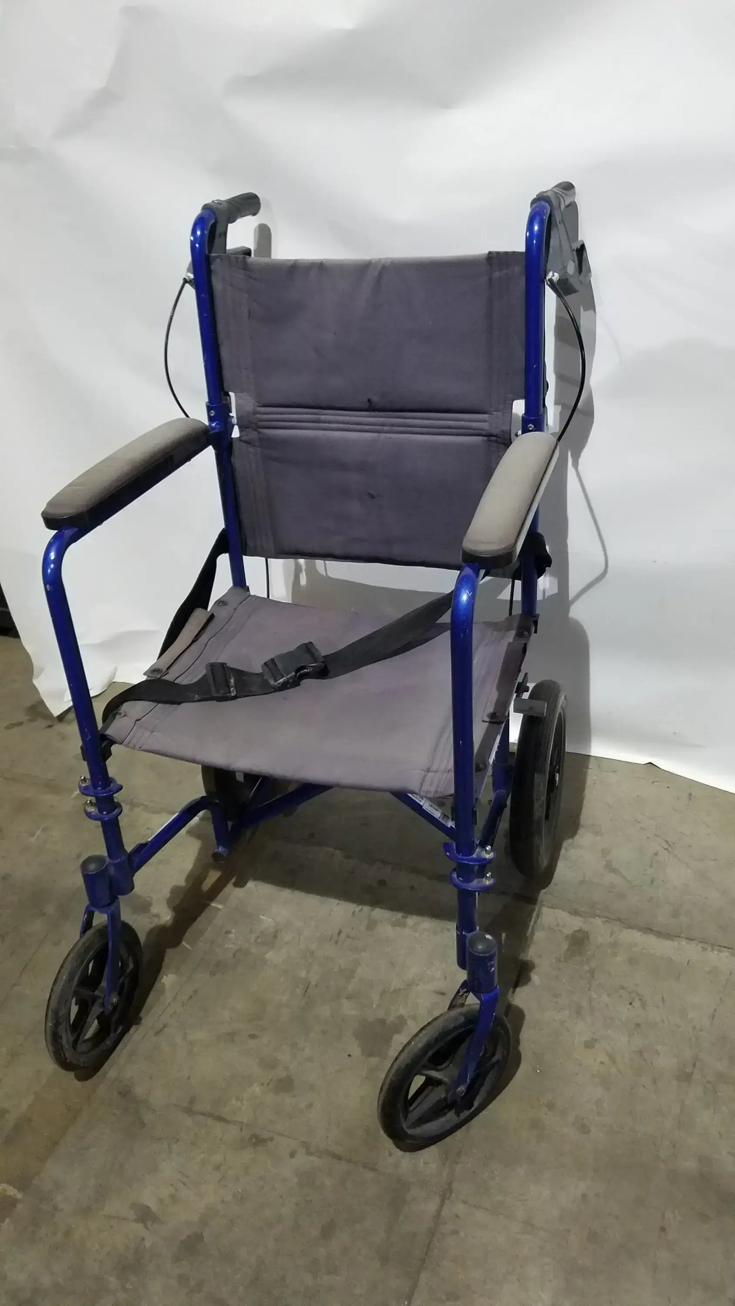 Drive Medical Expedition Folding Manual Wheelchair - Lightweight Black Comfort Seat